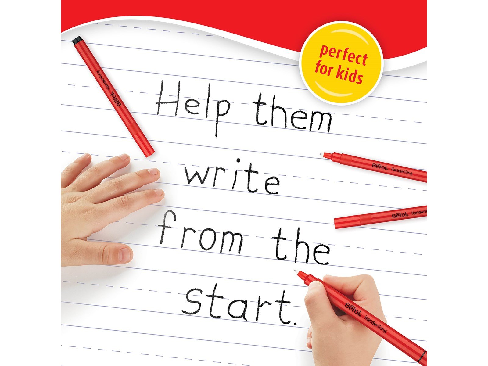 Berol Schreibstifte, 0,7mm, runde Form, 42er Pack, Blau