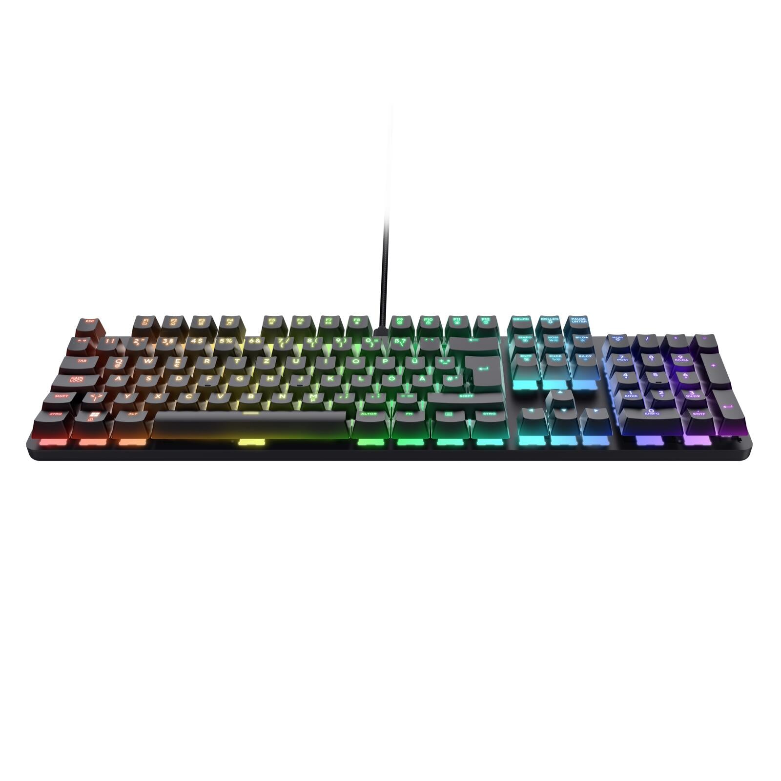 Trust GXT 871 Zora Mechanische Gaming-Tastatur, DE Layout