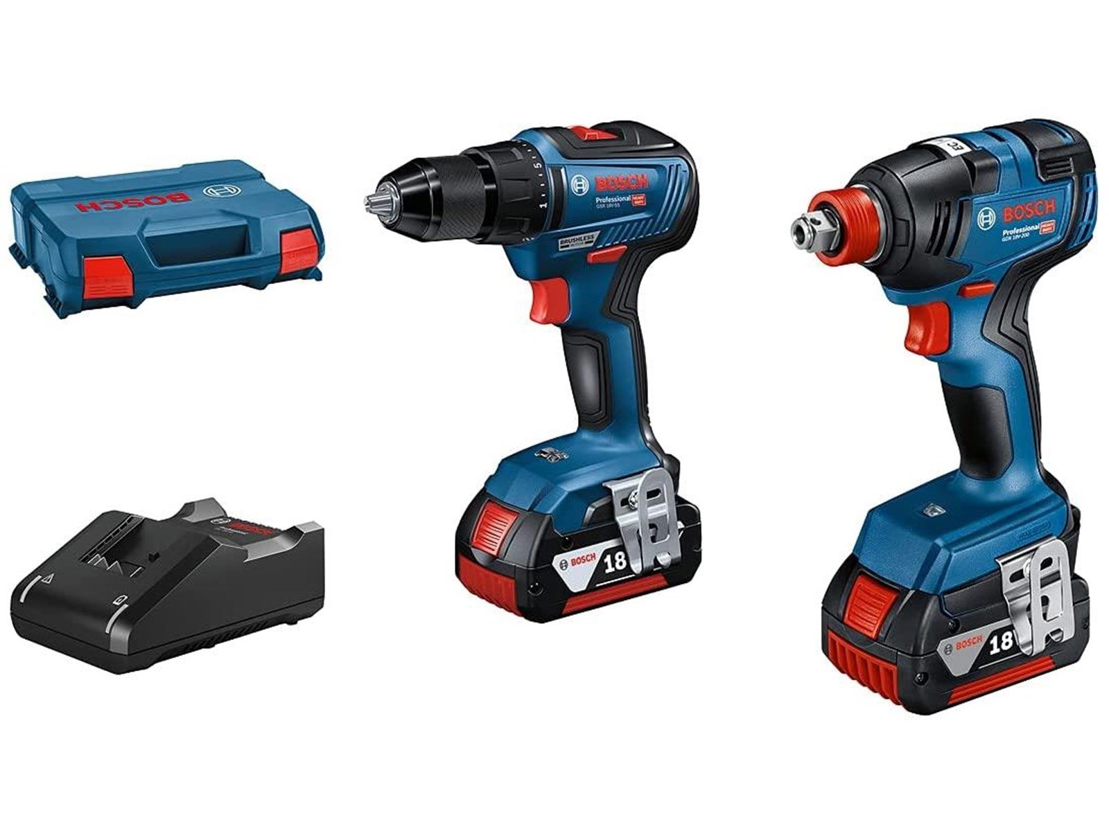Bosch Professional GDX 18V-200 + GSR 18V-55