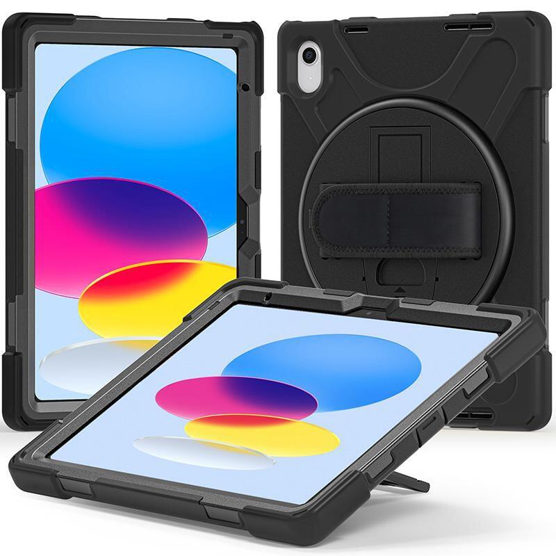 eSTUFF Austin Defender Case für das iPad der 10. Gen 2022 & 11. Gen 2025 (10.9') - Black (Bulk)