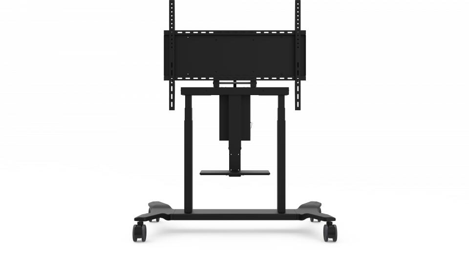 ViewSonic VB-STND-008 motorisierter Rollwagen für 55-86 Zoll, maximale Belastung 75 kg mit Kippfunktion