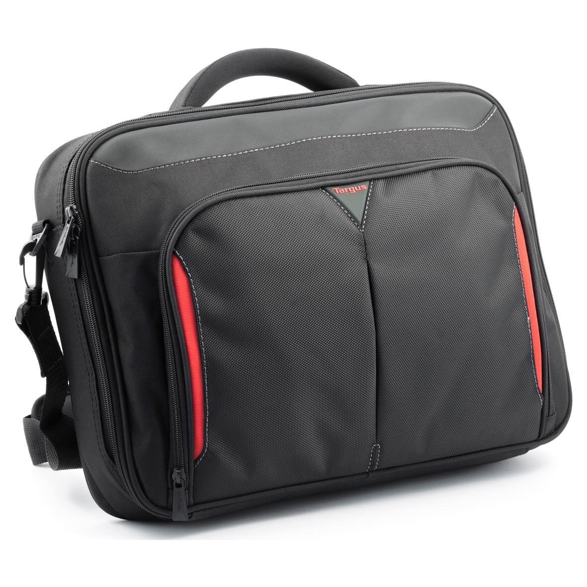 Targus Classic+ Clamshell Case 15-15,6', schwarz/rot