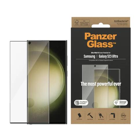 PanzerGlass Ultra-Wide Fit Displayschutz für Samsung Galaxy S23 Ultra