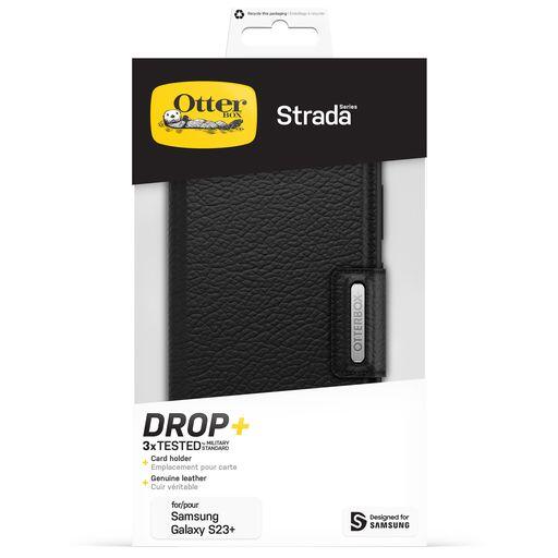 OtterBox Strada Series Schutzhülle für Samsung Galaxy S23+ (Schwarz)