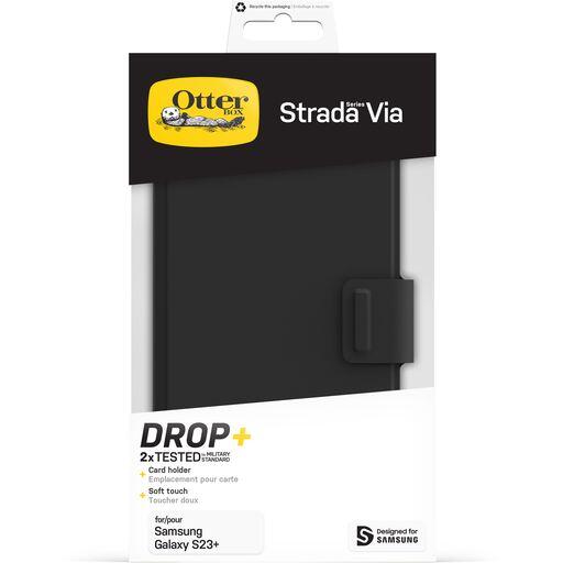 OtterBox Strada Via Schutzhülle für Samsung Galaxy S23+ (Schwarz)