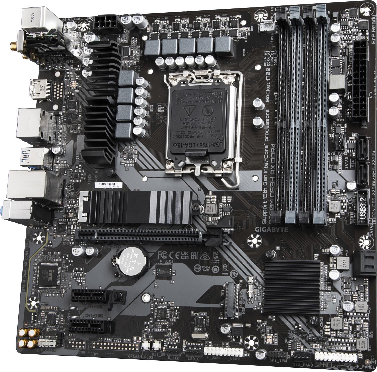 GIGABYTE B760M DS3H AX DDR4