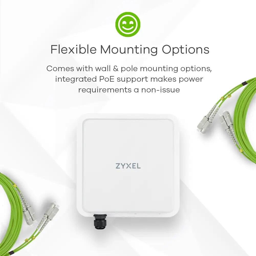 Zyxel Router Modem Outdoor 5G LTE WiFi4 IP68