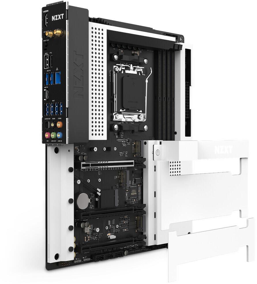 NZXT N7 B650E - Motherboard, Weiß