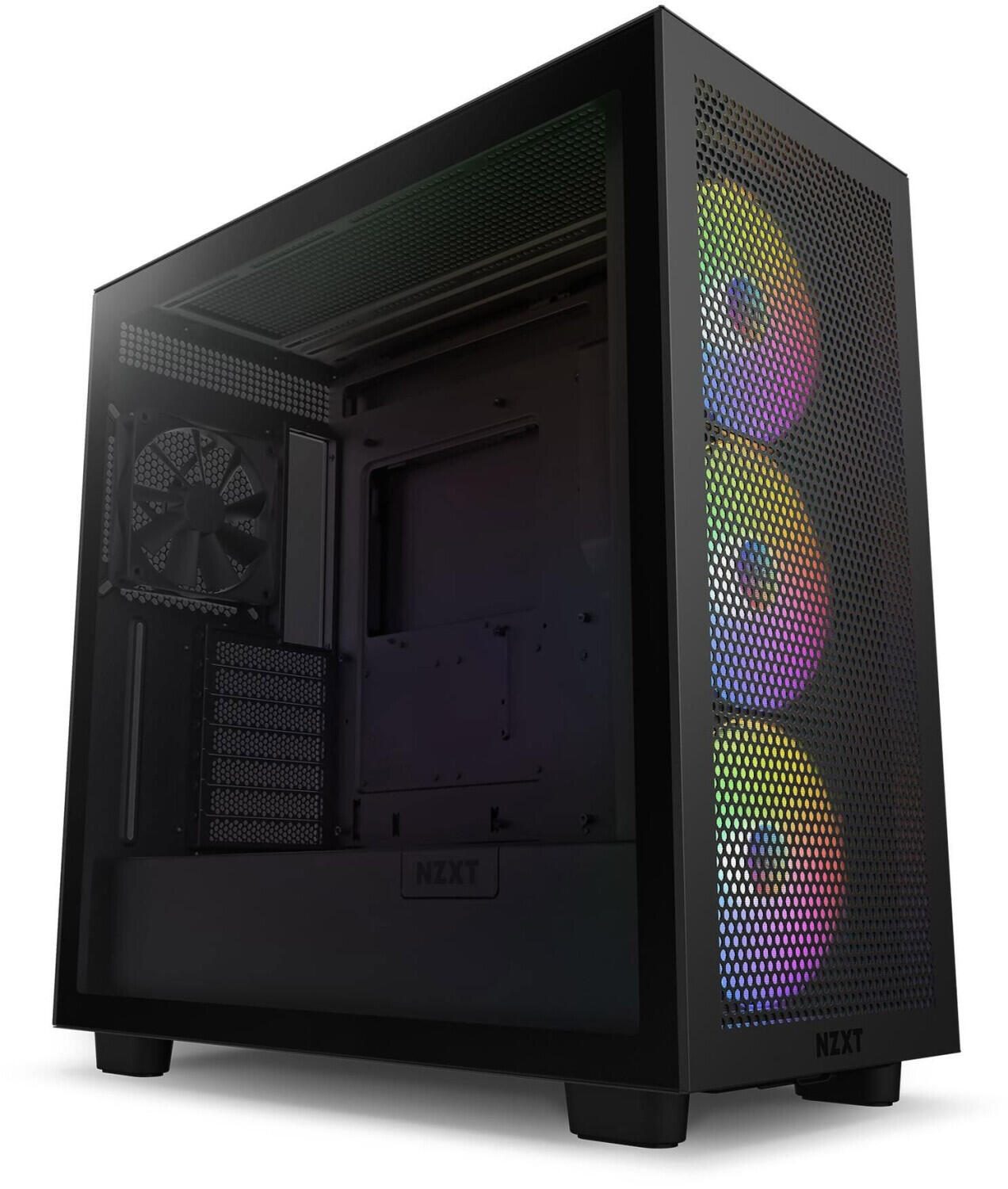 NZXT H7 Flow RGB Midi-Tower-Gehäuse, Schwarz