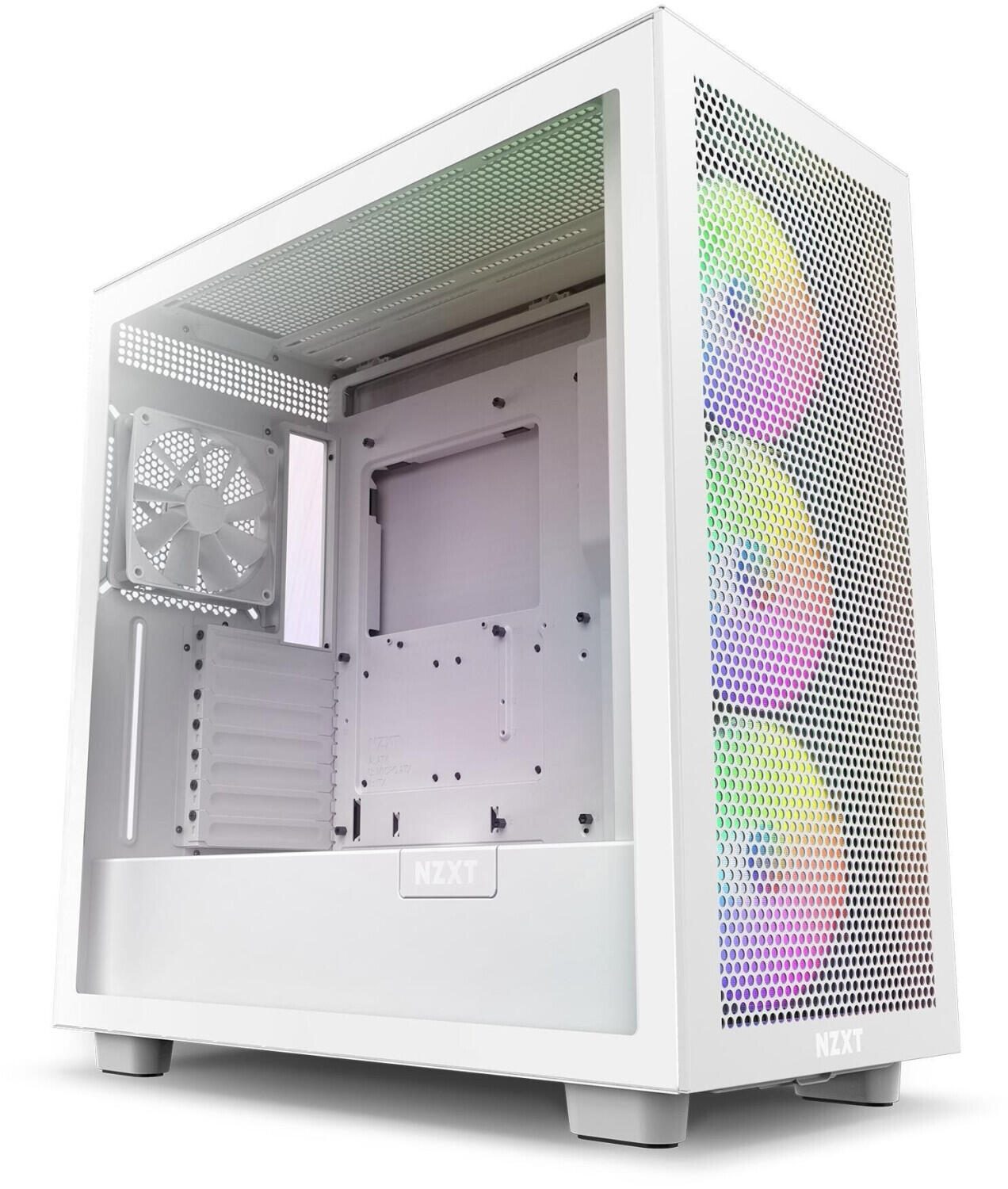 NZXT H7 Flow RGB Midi-Tower-Gehäuse, Weiß