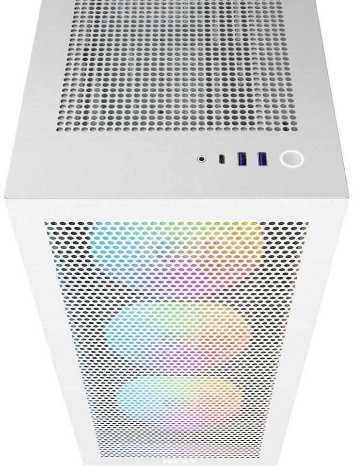 NZXT H7 Flow RGB Midi-Tower-Gehäuse, Weiß
