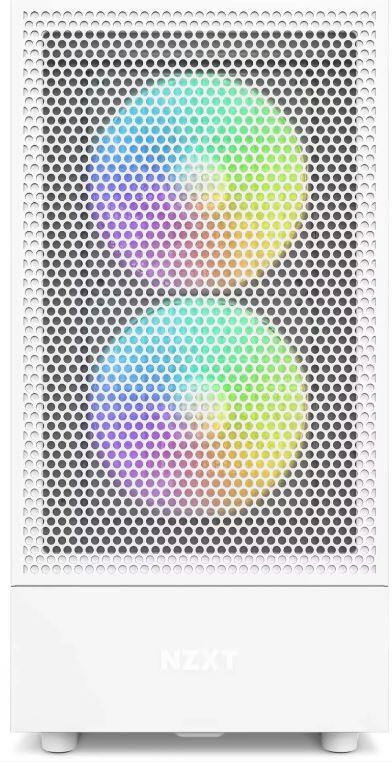NZXT H5 Flow RGB Midi-Tower-Gehäuse Weiß