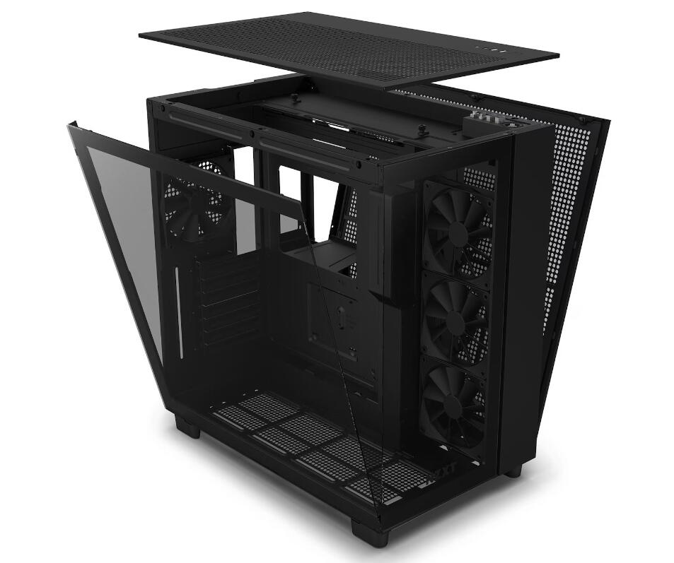 NZXT H9 Flow Midi-Tower-Gehäuse Schwarz