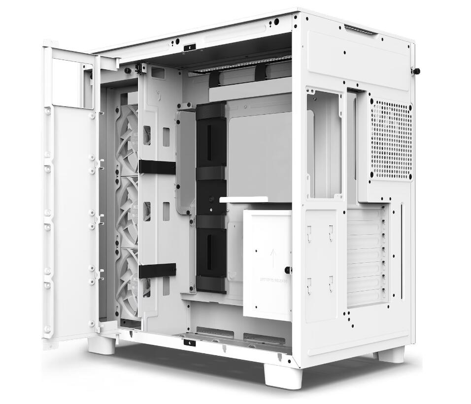 NZXT H9 Flow Midi-Tower-Gehäuse Weiß