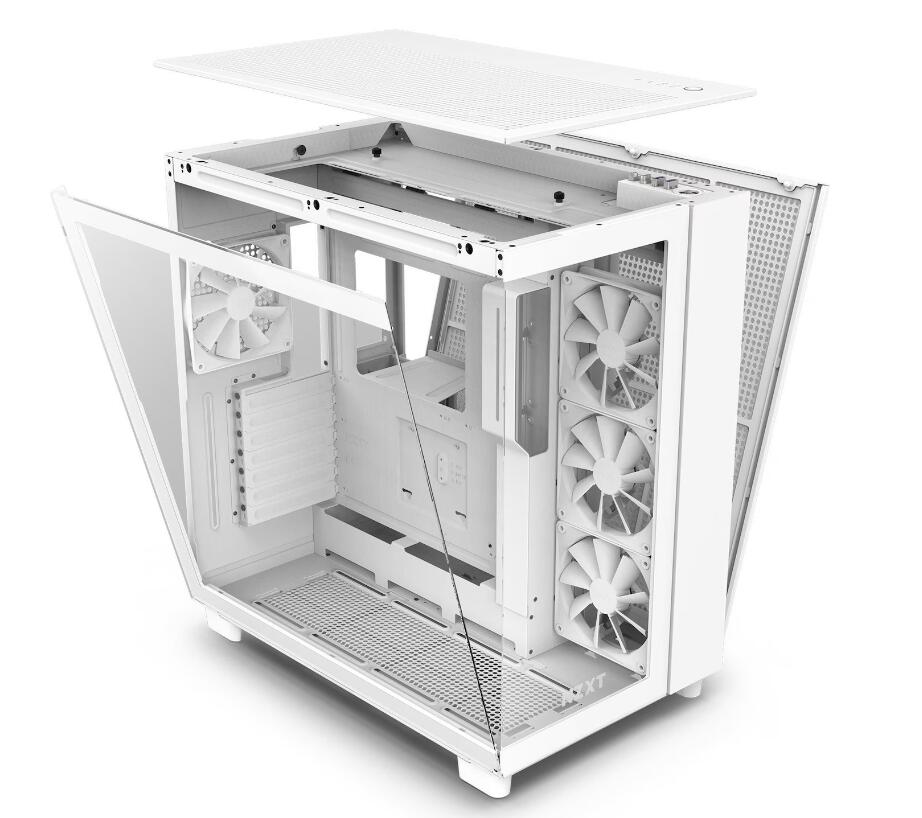 NZXT H9 Flow Midi-Tower-Gehäuse Weiß