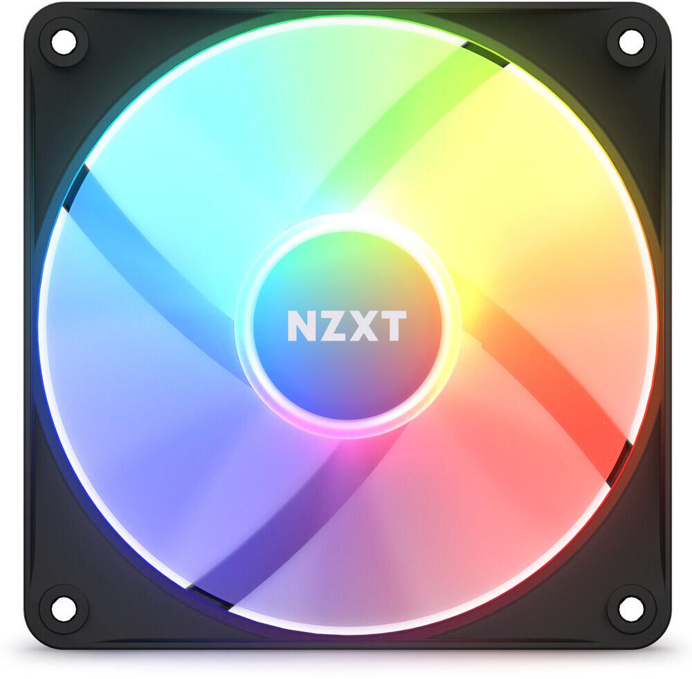 NZXT F120 RGB Core - Gehäuselüfter, Schwarz (120mm, 8x LED)