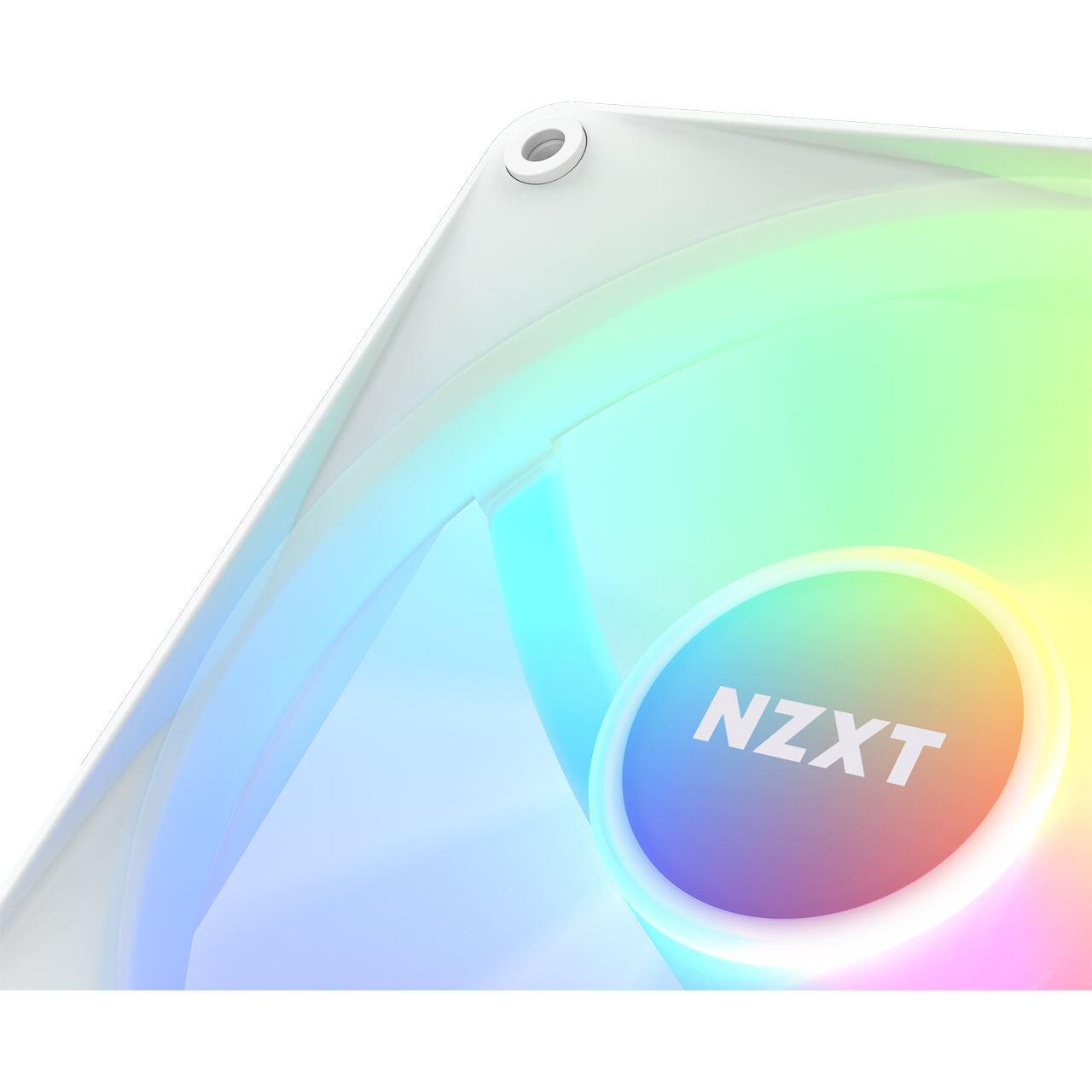 NZXT F140 RGB Core - Gehäuselüfter,Weiß (140mm, 8x LED)