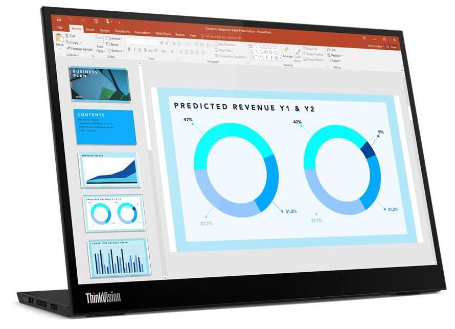Lenovo ThinkVision M14d portabler Monitor 35,6cm (14 Zoll)