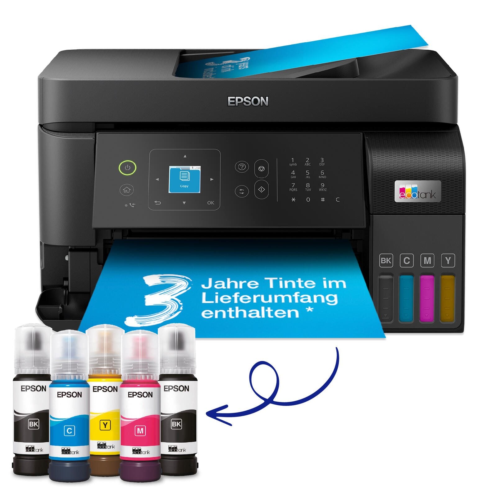 Epson EcoTank ET-4810 A4-Tintentank-Multifunktionsdrucker