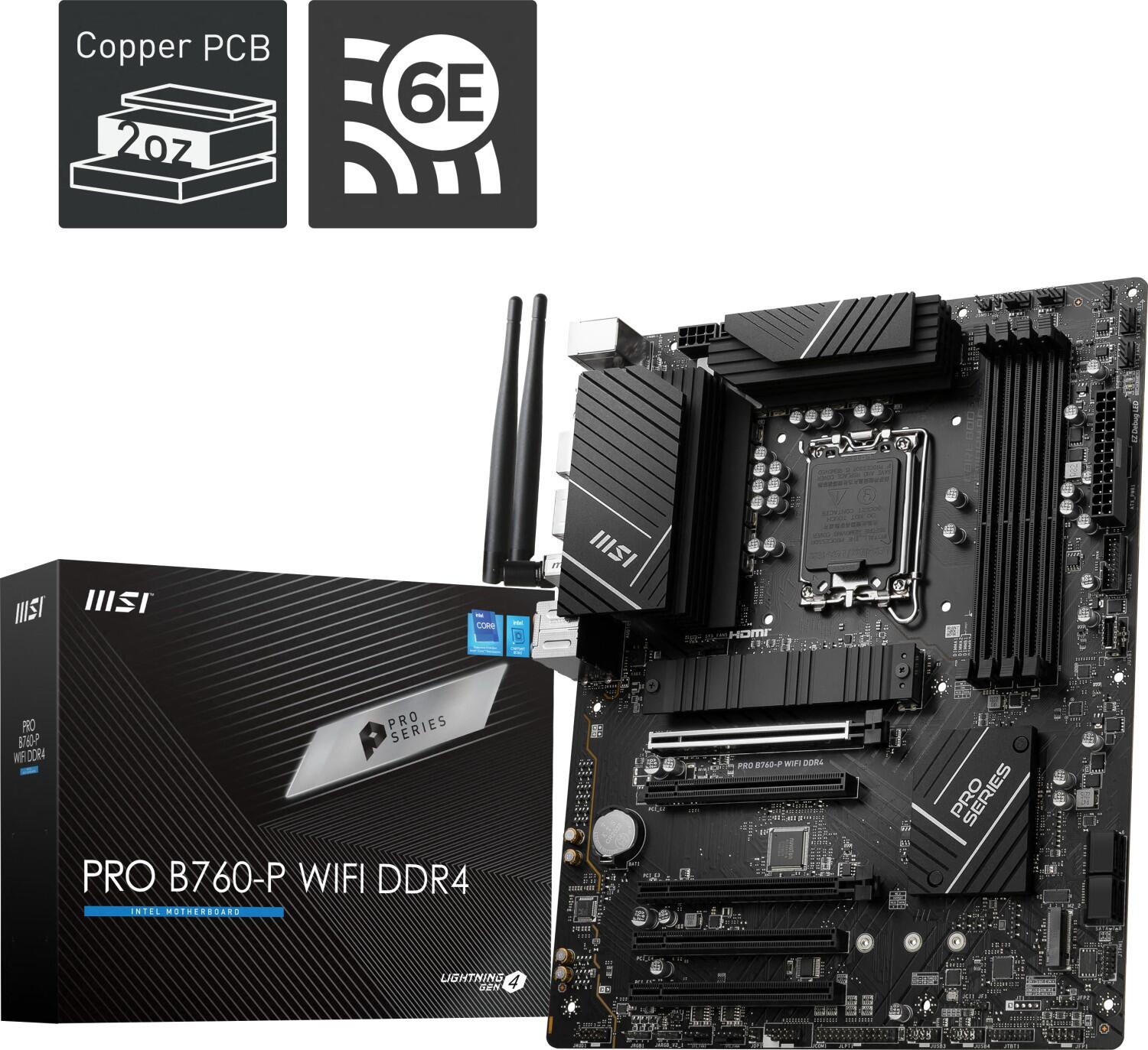 MSI PRO B760-P WIFI DDR4