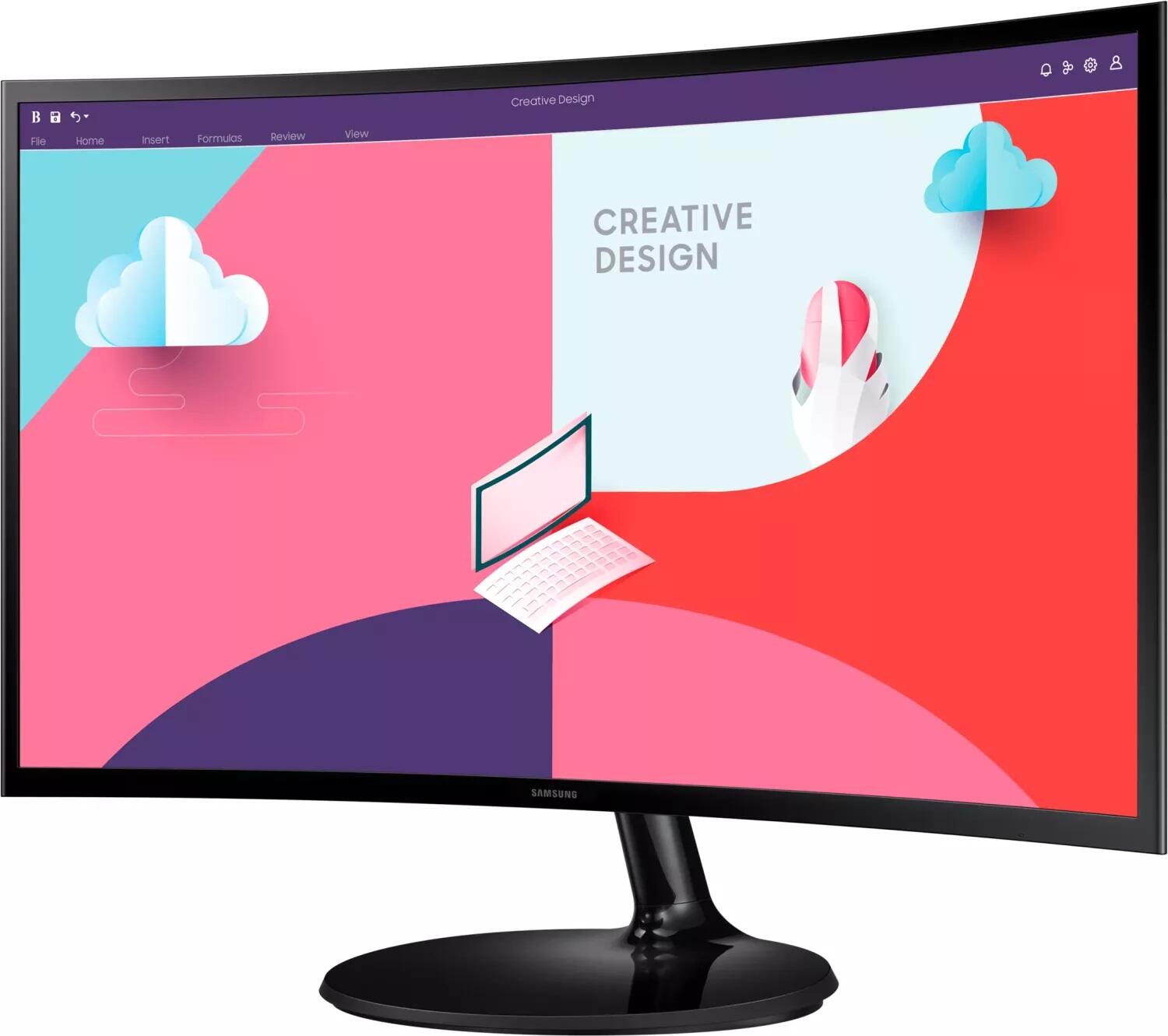 Samsung S24C360EAU Essential Curved Monitor 61cm (24 Zoll)