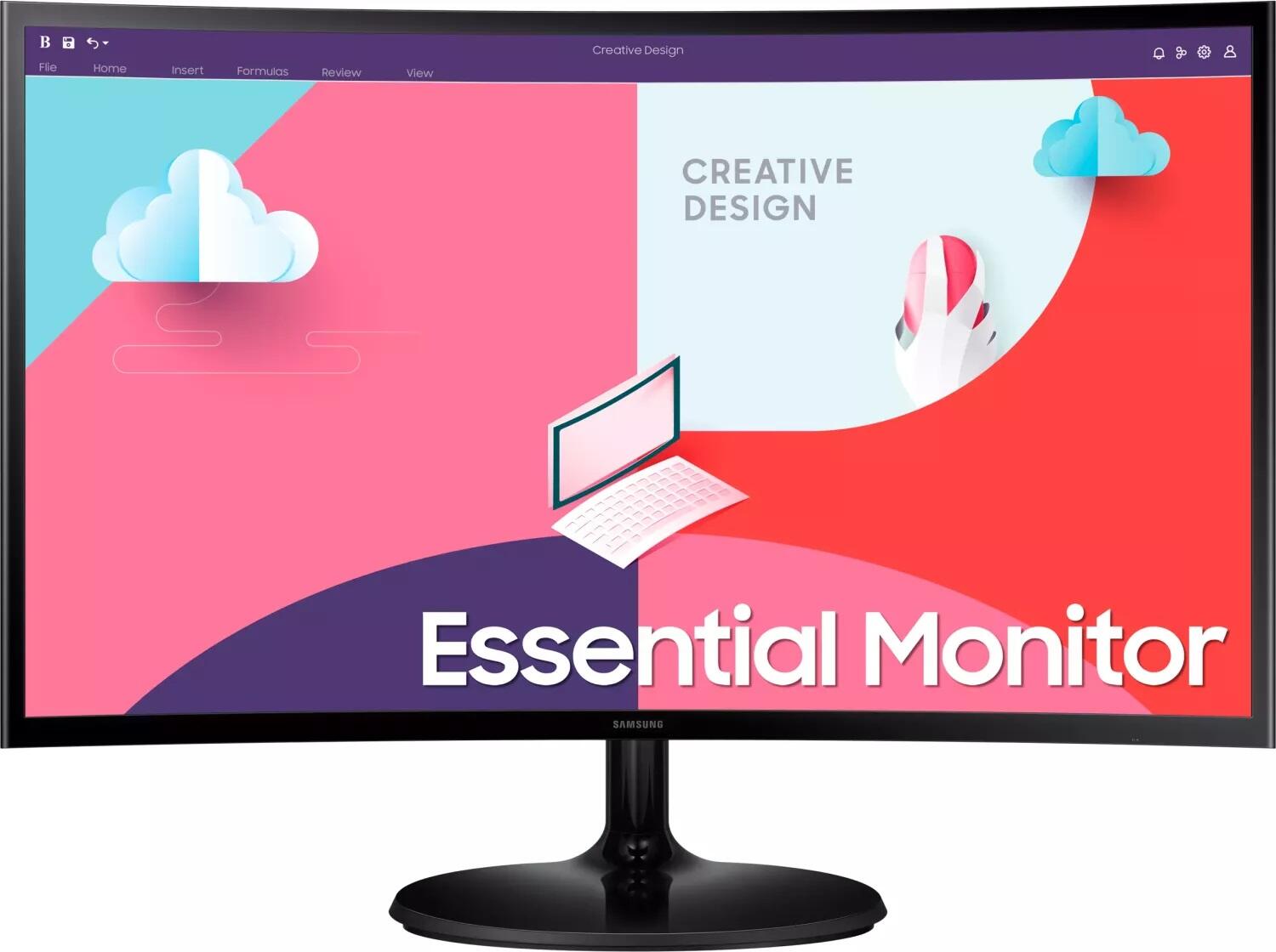 Samsung S27C360EAU Essential Curved Monitor 68,6cm (27 Zoll)