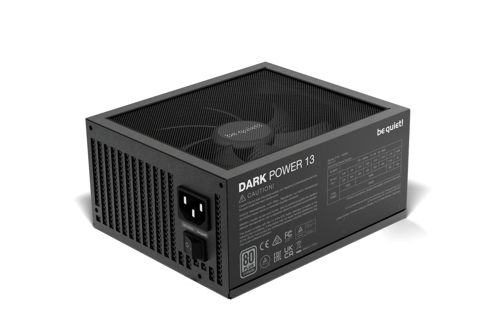 be quiet Netzteil Dark Power 13 750W Modular 80 Plus Titanium