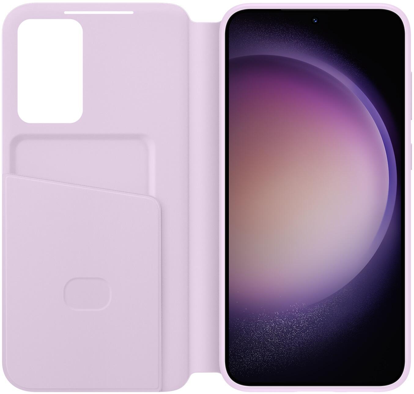 Samsung Smart View Wallet Case für Galaxy S23+ (Lavendel)