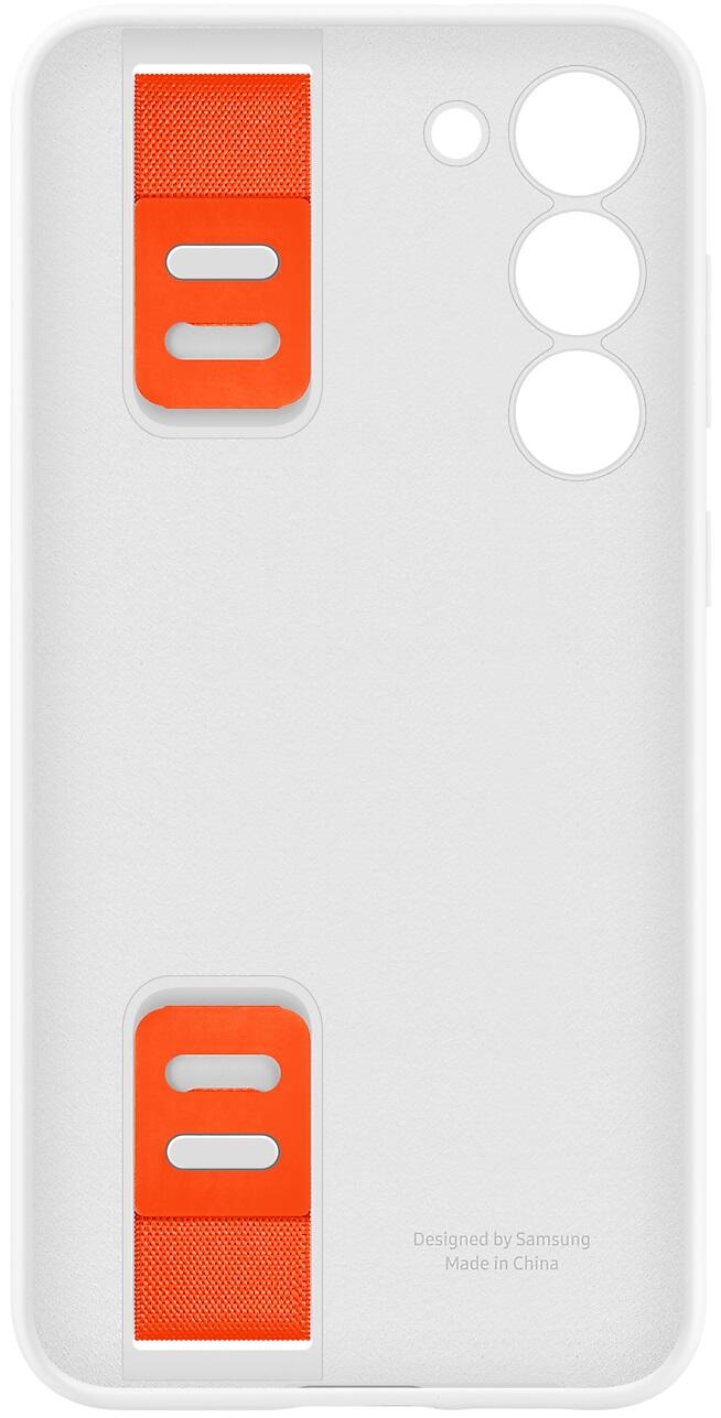 Samsung Silicone Grip Case für Galaxy S23+ (Weiß)