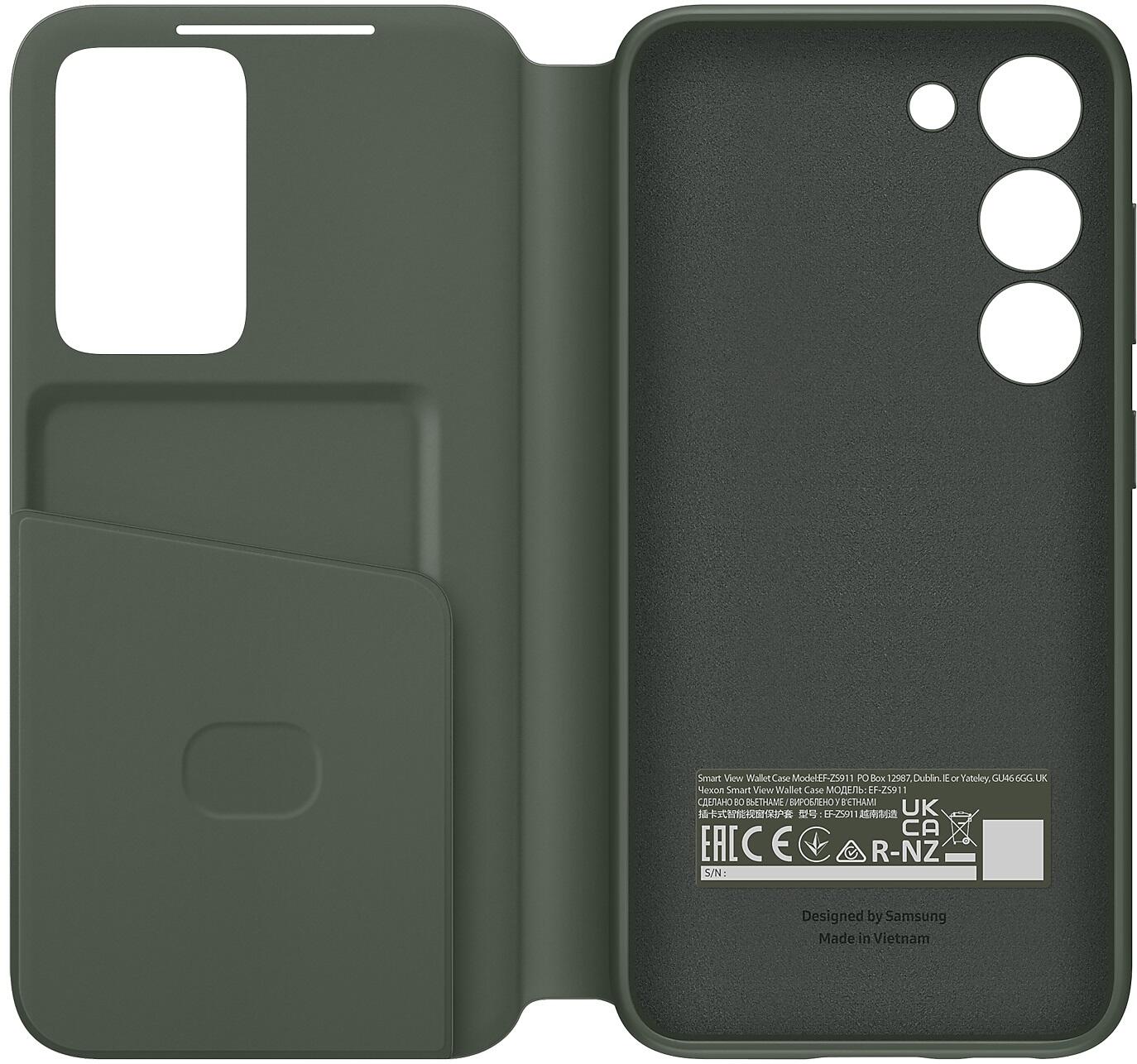 Samsung Smart View Wallet Case für Galaxy S23 (Grün)
