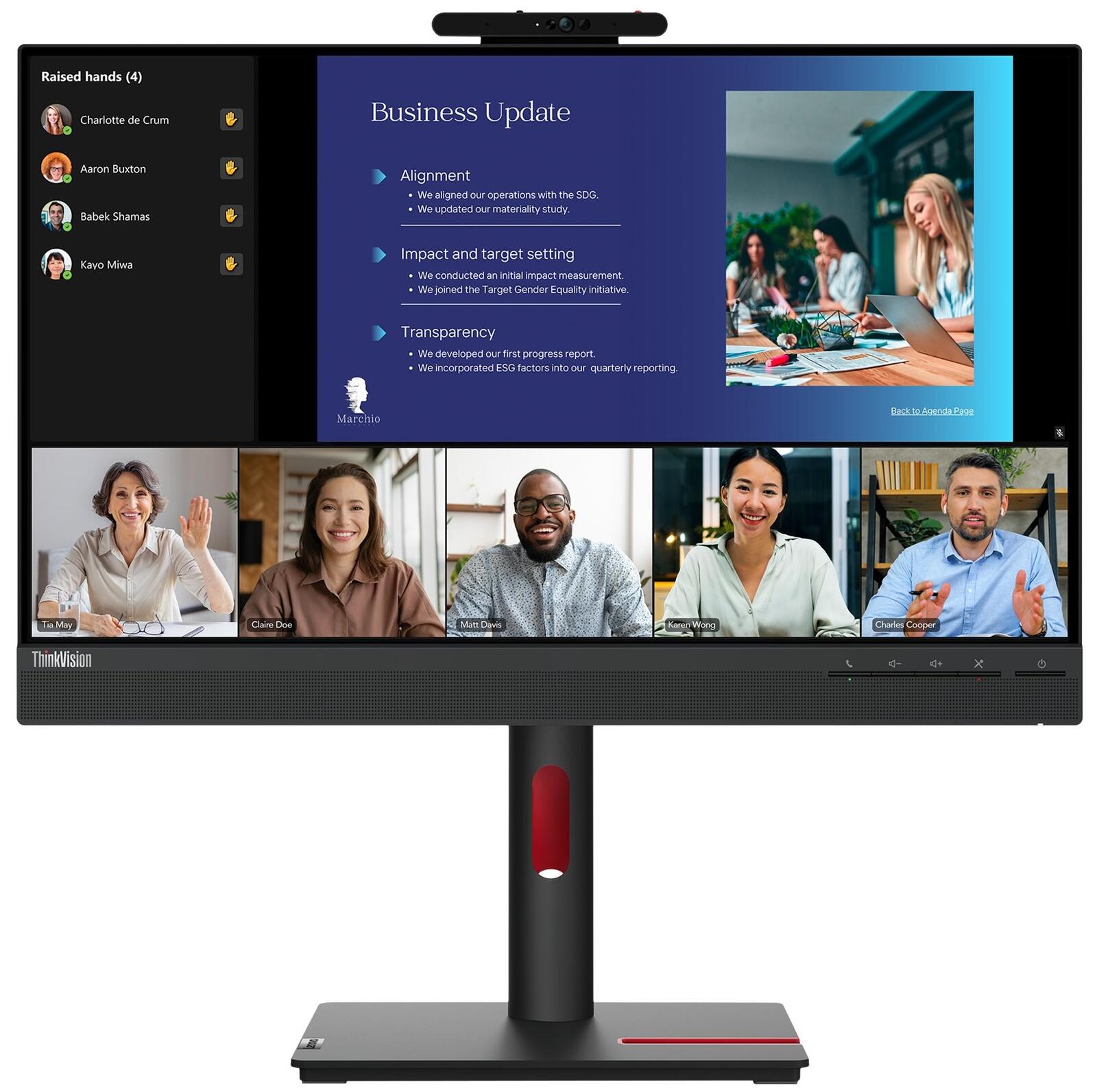 Lenovo ThinkVision T24v-30 Monitor 60,5cm (23,8 Zoll)