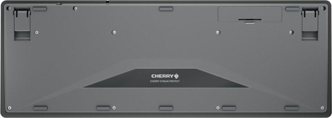CHERRY Stream Protect kabellose Tastatur - Deutsch - Schwarz