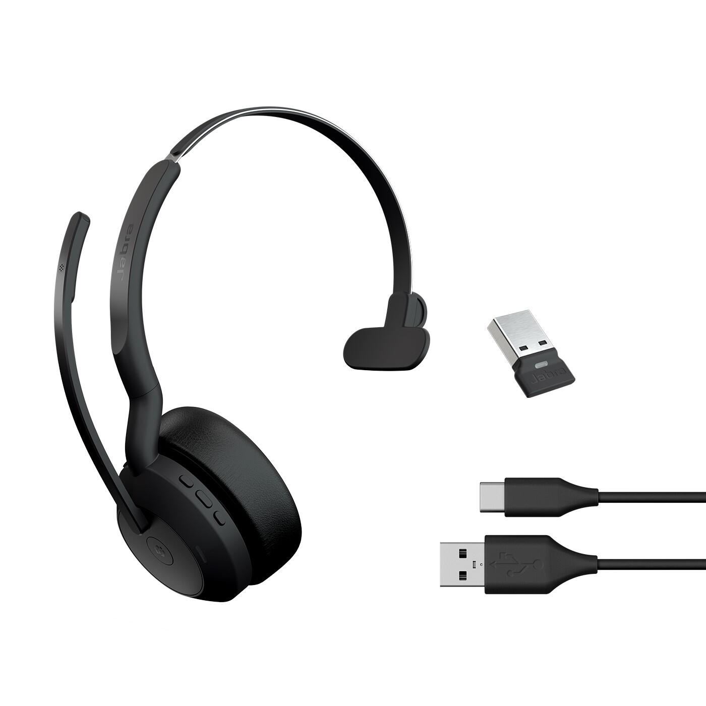 Jabra Evolve2 55 MS Mono Headset On-Ear