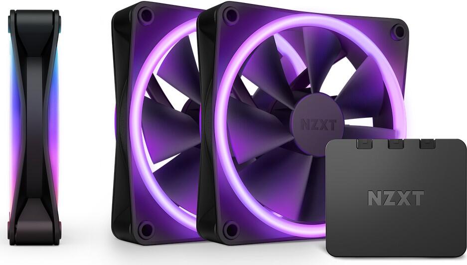 NZXT F120 RGB DUO - Gehäuselüfter, Schwarz