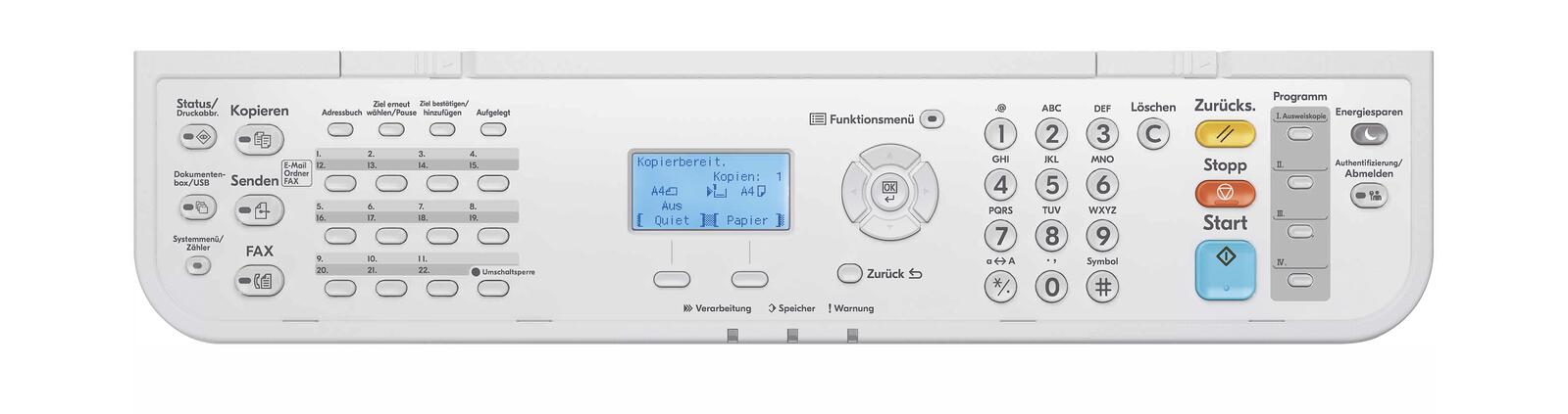 KYOCERA Klimaschutz-System ECOSYS MA4500fx Laser-Multifunktionsgerät s/w