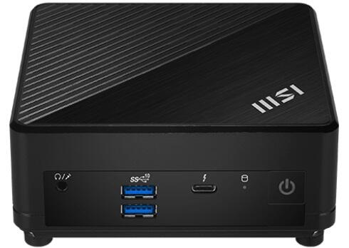 MSI CUBI 5 12M-021BDE Mini Barebone-PC Intel Core i5-1235U, WiFi 6, Bluetooth 5.3, schwarz