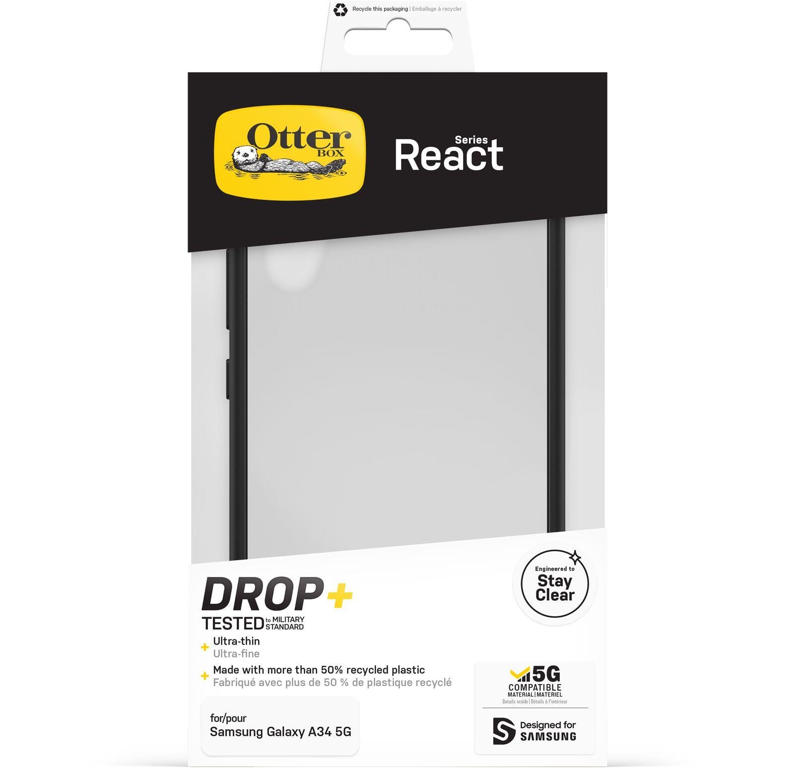 OtterBox React Series Schutzhülle für Samsung Galaxy A34 5G