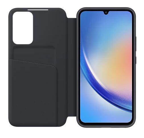 Samsung Smart View Wallet Case für Galaxy A34 5G (Schwarz)