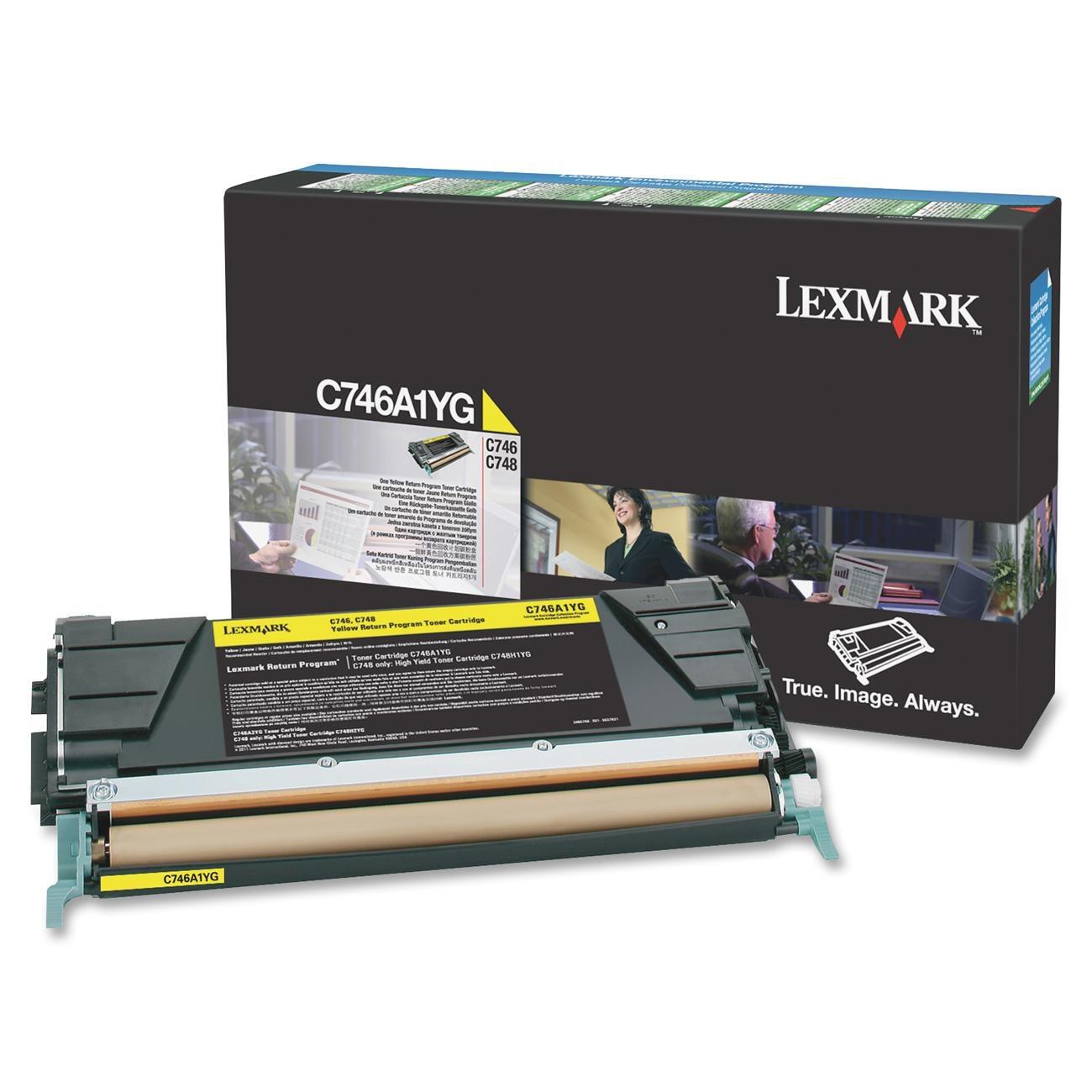 Lexmark Original Toner gelb 7.000 Seiten (C746A1YG) für C746n/dn/dtn, C748e/de/dte