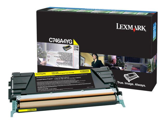 Lexmark Original Toner gelb 7.000 Seiten (C746A1YG) für C746n/dn/dtn, C748e/de/dte