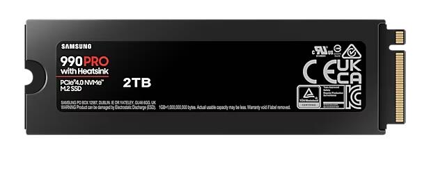 Samsung 990 PRO Heatsink NVMe™ M.2 SSD - 2 TB