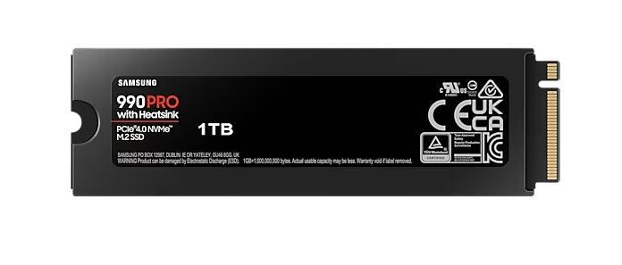 Samsung 990 PRO Heatsink NVMe™ M.2 SSD - 1 TB