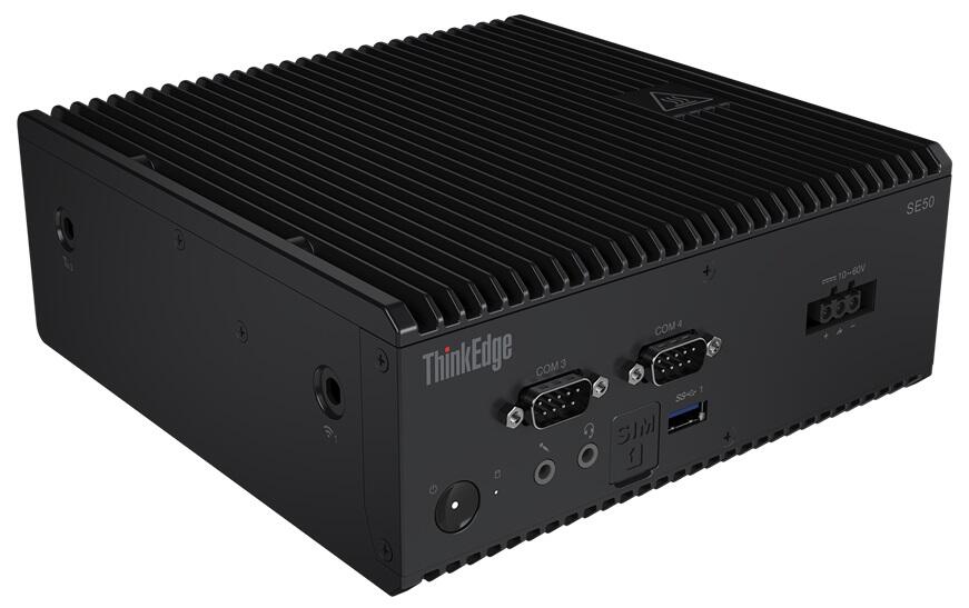 Lenovo ThinkEdge SE50 Nano Fanless PC Intel Core i5-8365UE, 8GB RAM, 128GB SSD, Win10 IoT Enterprise