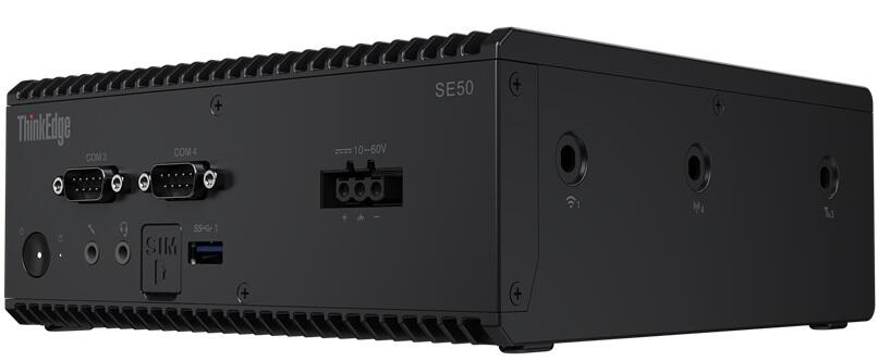 Lenovo ThinkEdge SE50 Nano Fanless PC Intel Core i5-8365UE, 8GB RAM, 128GB SSD, Win10 IoT Enterprise