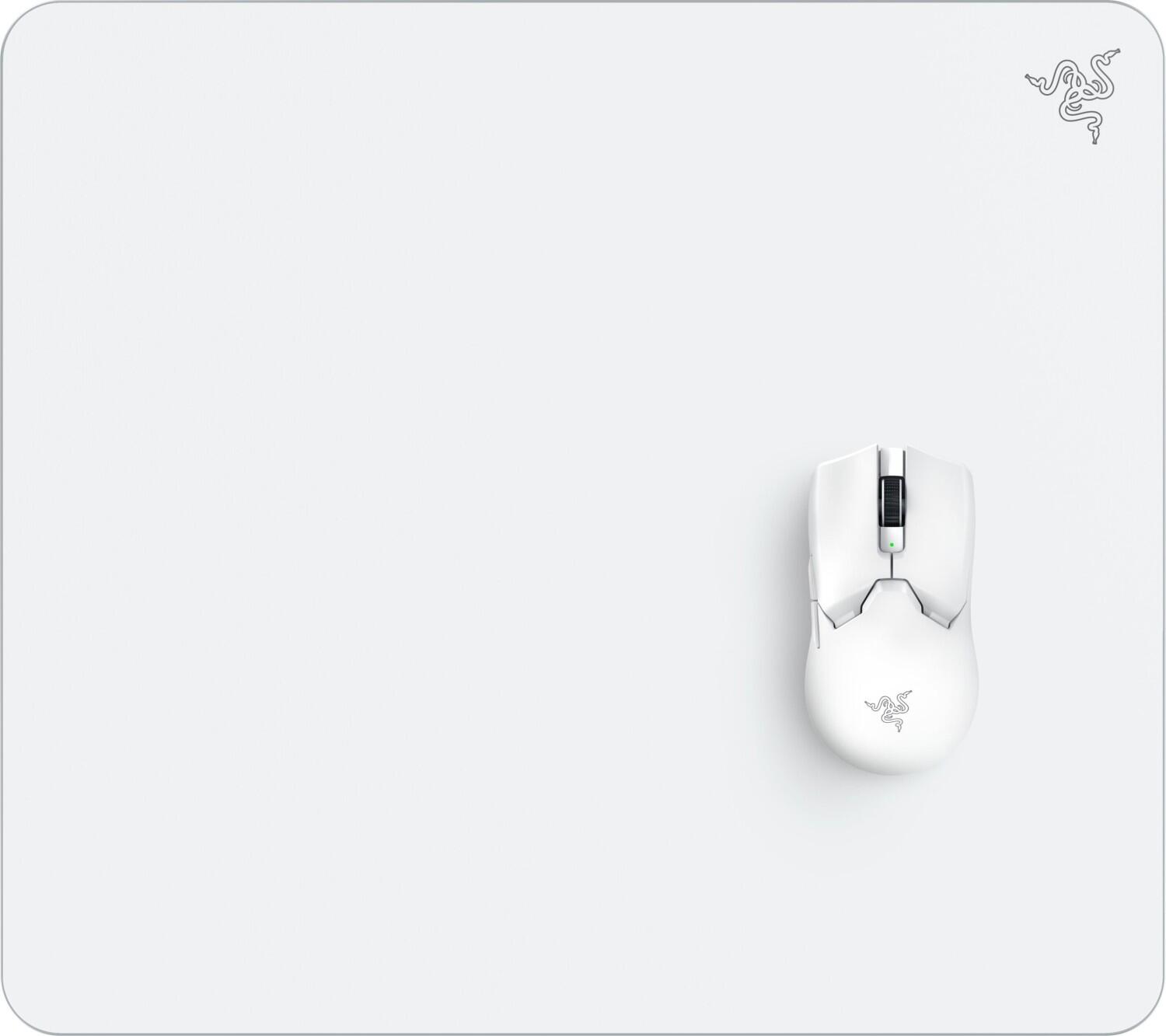 Razer Atlas Gaming Mauspad aus gehärtetem Glas, weiß