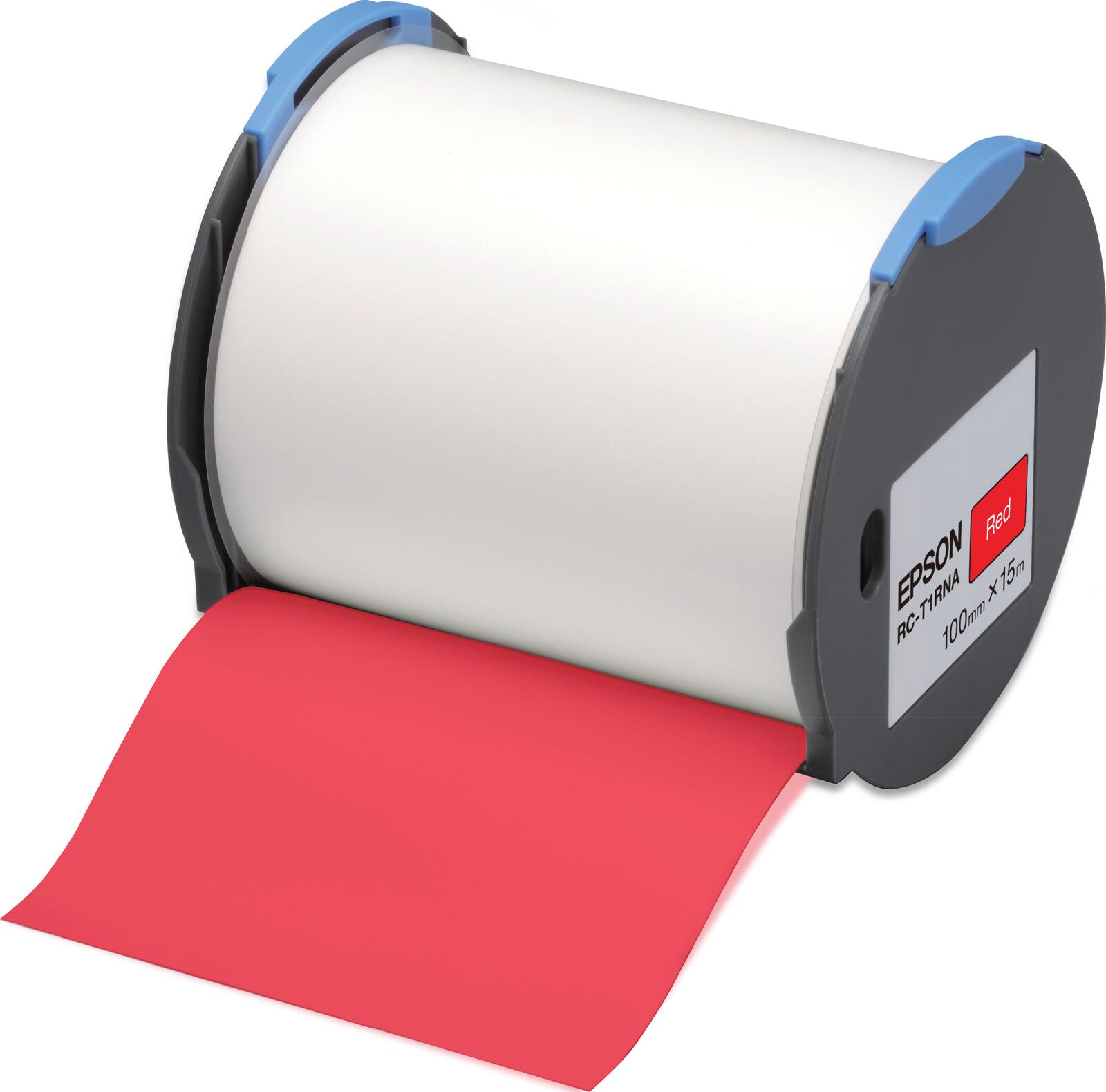 Epson Selbstklebendes Polyolefin-Plastikband rot RC-T1RNA (10 cm x 15 m) für LabelWorks Pro100