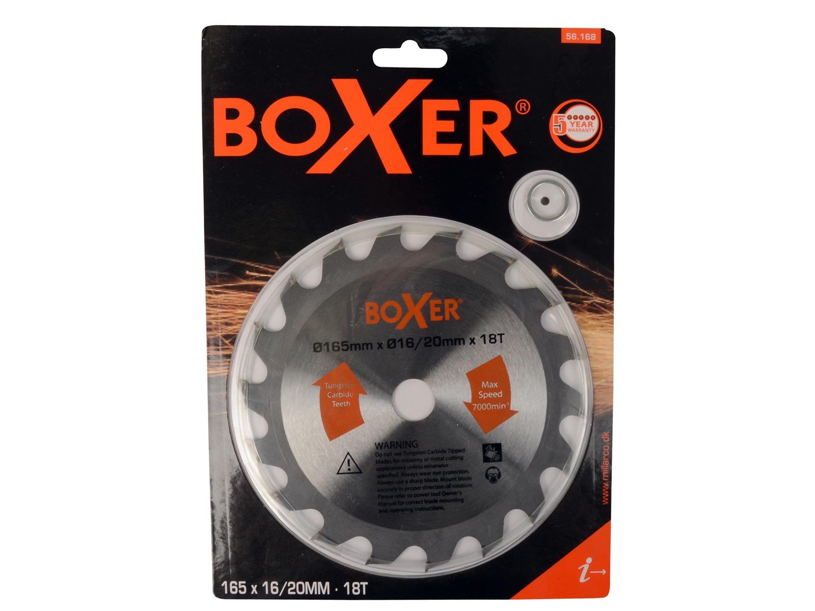 Boxer Saw blade 165mm coarse 18T