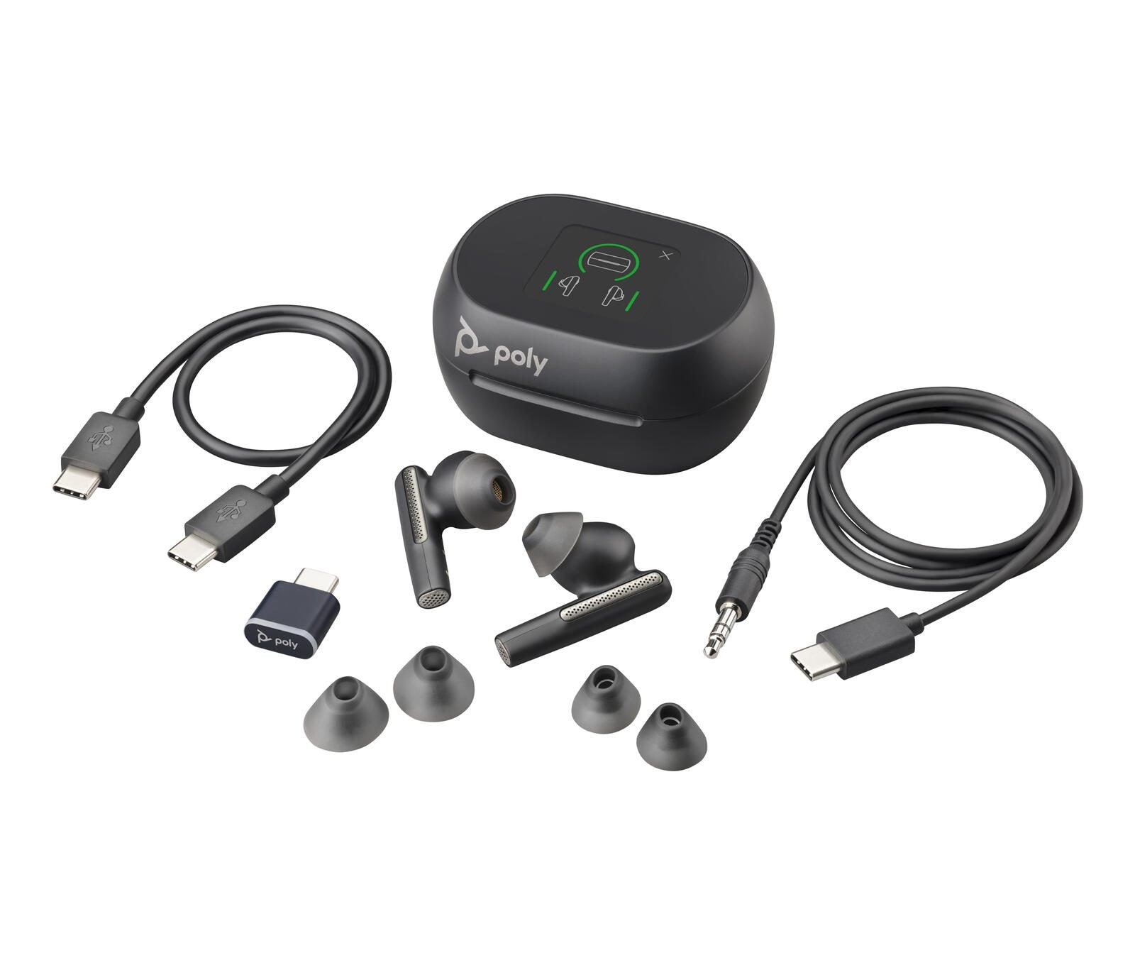 Poly Voyager Free 60+ UC Headset In-Ear schwarz