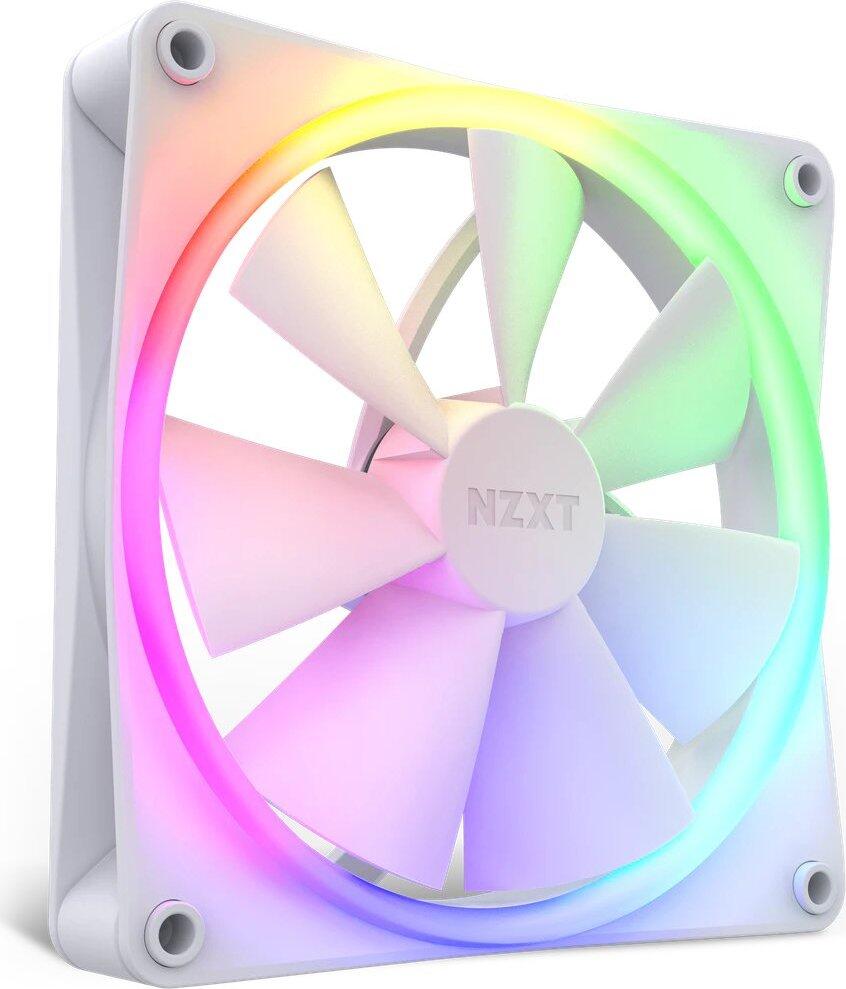 NZXT F140 RGB DUO - Gehäuselüfter, Weiß (140mm, 20x LED)
