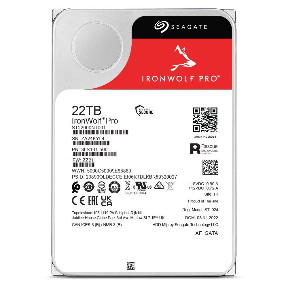Seagate IronWolf® Pro - 22 TB